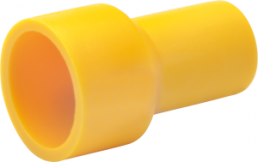Endverbinder mit Isolation, 4,0-6,0 mm², AWG 11 bis 10, gelb, 18 mm