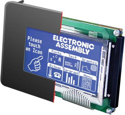 EA KIT320-8LWTP DISPLAY VISIONS LCD-Module