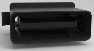 Buchsenleiste, 12-polig, RM 1.5 mm, schwarz, 1-1612257-2