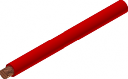 PVC-Schaltlitze, hochflexibel, FlexiStrom, 25 mm², AWG 4, rot, Außen-Ø 9,8 mm