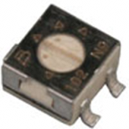 Cermet-Trimmpotentiometer, 1 MΩ, 0.25 W, SMD, oben, 3314G-1-105E