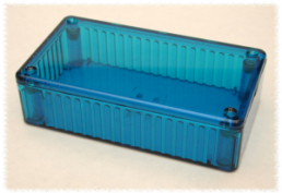 Polycarbonat Gehäuse, (L x B x H) 112 x 62 x 31 mm, blau, IP54, 1591BTBU