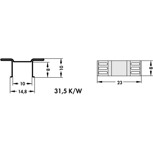 FK 244 08 D PAK Fischer Elektronik Kühlkörper Bild 2