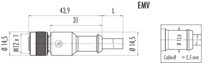 79 3540 12 05 binder Sensor-Aktor Kabel Bild 2