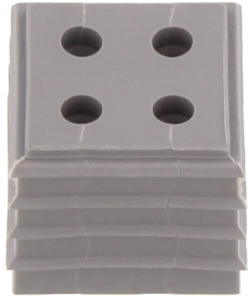 Einsatztülle, Kabel-Ø 4 bis 4 mm, TPE, lichtgrau