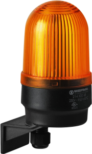 LED-Dauerleuchte, Ø 58 mm, gelb, 24 V AC/DC, IP65