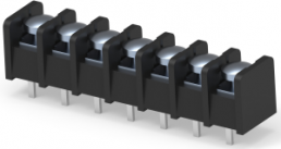 Leiterplattenklemme, 7-polig, 0,3-3,0 mm², 20 A, Schraubanschluss, schwarz, 1-1437667-4