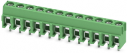 Leiterplattenklemme, 12-polig, RM 5 mm, 0,2-2,5 mm², 17.5 A, Schraubanschluss, grün, 1935268
