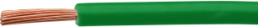 PVC-Schaltlitze, hochflexibel, H05V-K, 0,75 mm², AWG 20, grün, Außen-Ø 2,4 mm