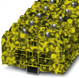 Bolzenklemme, Bolzenanschluss, 6,0-150 mm², 1-polig, 309 A, 8 kV, gelb/schwarz, 3244615