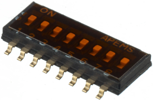DIP-Schalter, Ein-Aus, 8-polig, gerade, 25 mA/24 VDC, IKH0803000