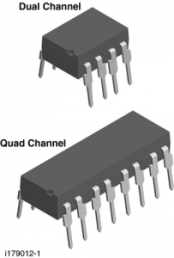 Optokoppler DCin 2-CH Trans DCout PDIP-8 ILD615-4