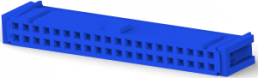 Buchsengehäuse, 40-polig, RM 2.54 mm, gerade, blau, 1-1658527-3