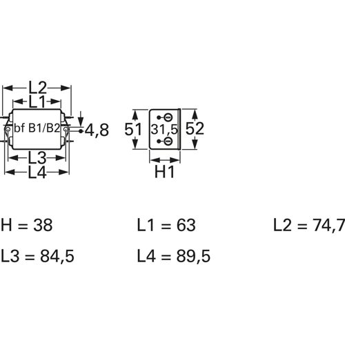 B84113H0000M030 TDK (EPCOS) Entstörfilter Bild 2