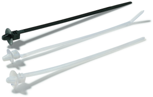 Kabelbinder mit Steckanker, Polyamid, (L x B) 160 x 5 mm, Bündel-Ø 1.5 bis 31 mm, schwarz, -40 bis 105 °C