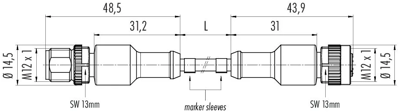 79 5002 20 05 binder Sensor-Aktor Kabel Bild 2