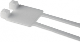 Kabelbinder mit Beschriftungsfeld, Polyamid, (L x B) 203.2 x 4.7 mm, Bündel-Ø 10 bis 44 mm, natur, -40 bis 85 °C