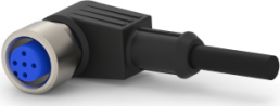 Sensor-Aktor Kabel, M12-Kabeldose, abgewinkelt auf offenes Ende, 4-polig, 1.5 m, PUR, grau, 4 A, 2273099-1