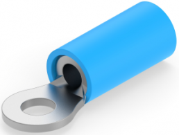 Isolierter Ringkabelschuh, 1,04-2 mm², AWG 16 bis 14, 3.02 mm, M2,5, blau
