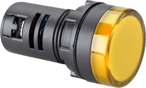 LED-Signalleuchte, 230 V (AC), gelb, Einbau-Ø 22 mm, LED Anzahl: 1