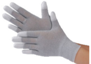 ESD TOP-FIT Handschuhe, grau, L