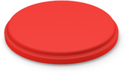 Blende, rund, Ø 17.8 mm, (H) 2.3 mm, rot, für Druckschalter, 5.00.888.504/0300