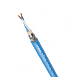 PVC Ethernet-Kabel, Ethernet/Ethernet-APL, 2-adrig, AWG 18, blau, 2170919