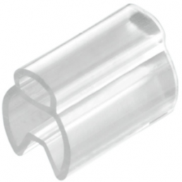 PVC Kabelmarkierer, beschriftbar, (B x H) 12 x 14 mm, max. Bündel-Ø 14 mm, transparent, 1806190000