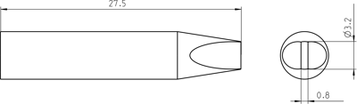 RTU 032 S MS Weller Lötspitzen, Entlötspitzen und Heißluftdüsen Bild 3