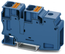 Potenzialsammelklemme, Push-in-Anschluss, 1,5-50 mm², 5-polig, 101 A, 8 kV, blau, 3002370