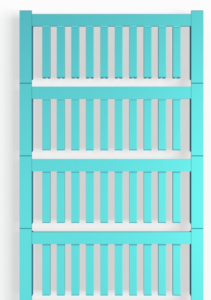 Polyamid Kabelmarkierer, beschriftbar, (B x H) 21 x 3.2 mm, max. Bündel-Ø 1.6 mm, blau, 1918510000