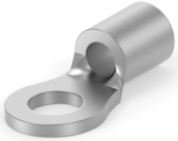 Unisolierter Ringkabelschuh, 0,3-1,42 mm², AWG 22, 3.02 mm, M2,5, metall