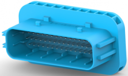 Steckverbinder, 46-polig, RM 4 mm, gerade, blau, 3-2331102-1