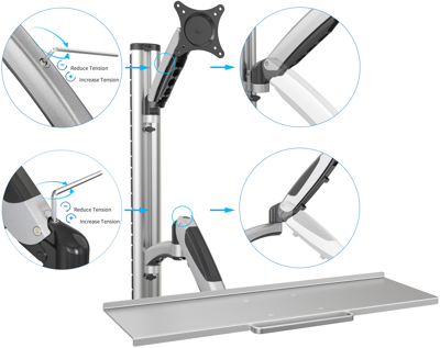 DA-90354 DIGITUS Monitor Halterung Bild 4