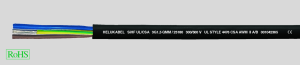Silikon Steuerleitung SiHF UL/CSA 4 G 10 mm², AWG 8, ungeschirmt, schwarz