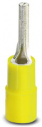 Isolierter Stiftkabelschuh, 4,0-6,0 mm², AWG 12 bis 10, 2.7 mm, gelb