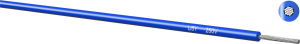PTFE-Schaltlitze, Li5Y_250V, 0,032 mm², AWG 32, blau, Außen-Ø 0,48 mm
