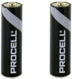 Alkali-Mangan-Batterie, 1.5 V, LR6, AA, Rundzelle, Flächenkontakt