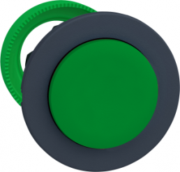 Frontelement, unbeleuchtet, rastend, Bund rund, grün, Einbau-Ø 30.5 mm, ZB5FH3
