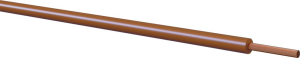 PVC-Schaltlitze, höchstflexibel, LifY, 0,14 mm², AWG 26, braun, Außen-Ø 1,1 mm