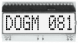LCD-MODUL EADOGM081W