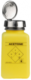 Dosierflasche gelb, 180 ml, ONE TOUCH, "Acetone"