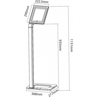 ICA-TBL-1501 EFB-Elektronik Monitor Halterung Bild 2