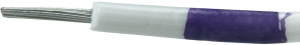 PVC-Schaltlitze, hochflexibel, LiYv, 0,14 mm², AWG 26, weiß/violett, Außen-Ø 1,1 mm