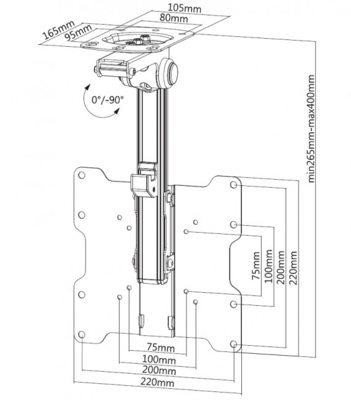 ICA-CPLB-222 EFB-Elektronik Monitor Halterung Bild 2