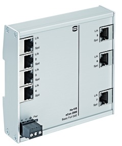 Ethernet Switch, unmanaged, 7 Ports, 1 Gbit/s, 24-48 VDC, 24024070010