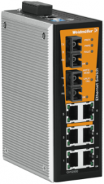 Ethernet Switch, managed, 8 Ports, 100 Mbit/s, 12-48 VDC, 1241020000