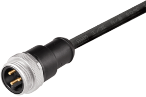 Sensor-Aktor Kabel, 7/8"-Kabelstecker, gerade auf offenes Ende, 5-polig, 10 m, PUR, schwarz, 9 A, 1292171000