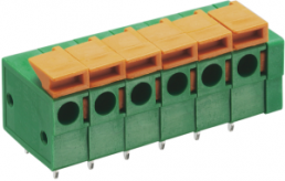 Leiterplattenklemme, 2-polig, RM 5.08 mm, 0,25-2,5 mm², 10 A, grün, MX 222-50802