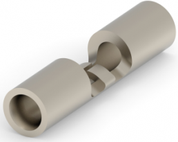 Stoßverbinder, unisoliert, 0,3-1,42 mm², AWG 22 bis 16, 15.1 mm